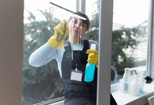 Nettoyage de vitres intérieures et extérieures à Laville-aux-Bois